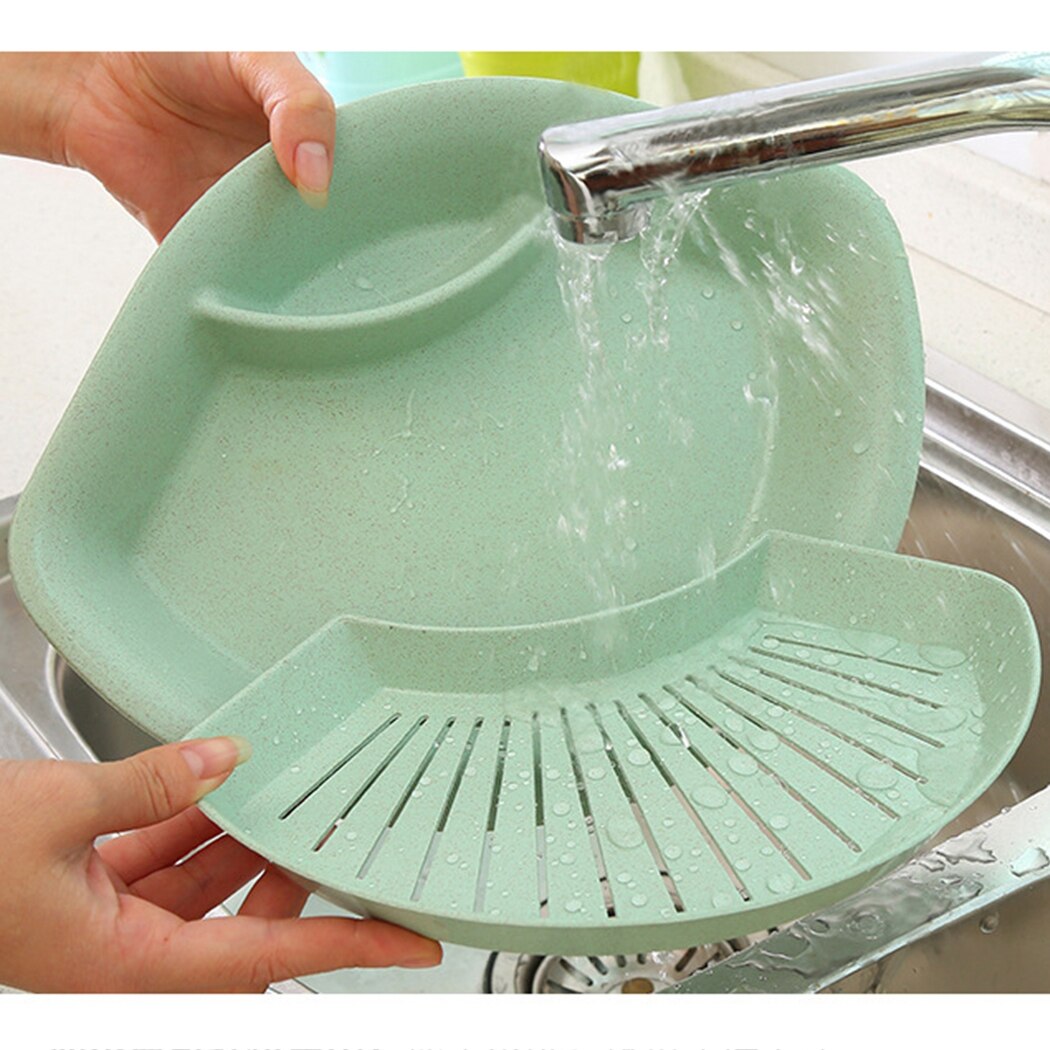 Talerz z tworzywa sztucznego samozasysający talerz kluski talerz na owoce z octem