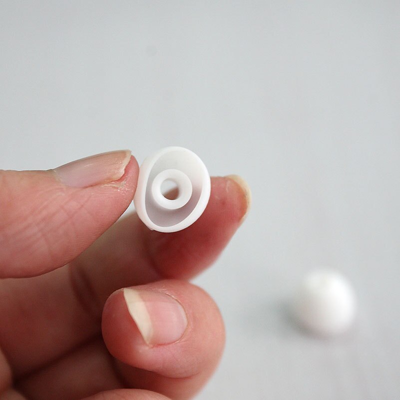 6 stuks witte in-ear oordopjes siliconen oordopjes oorkussentjes in-ear headset oordopjes oordopjes oordopjes oordopjes oordopjes