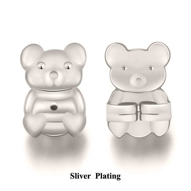 Nowe popularne Magic Bax Ear Studs urządzenie pomocnicze kreatywne nausznice Stud Buckle Lifter europejska i amerykańska biżuteria: D-Silver