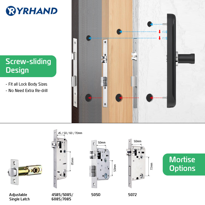 YRHAND H2 Tuya wif fingerprinti fechadura eletronica сейф password cerradura inteligente smart door lock
