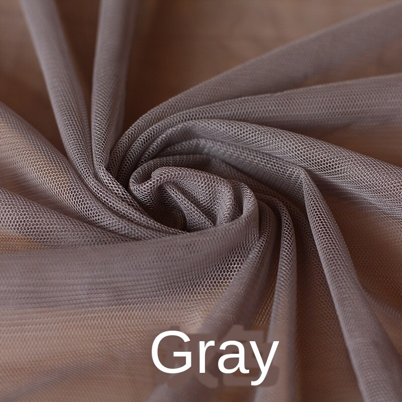 Verschlüsselung Weiche Blick Tuch Moskito Netze Kleid Material Sommer Kleidung Gittergewebe Spitze Stoff: grau
