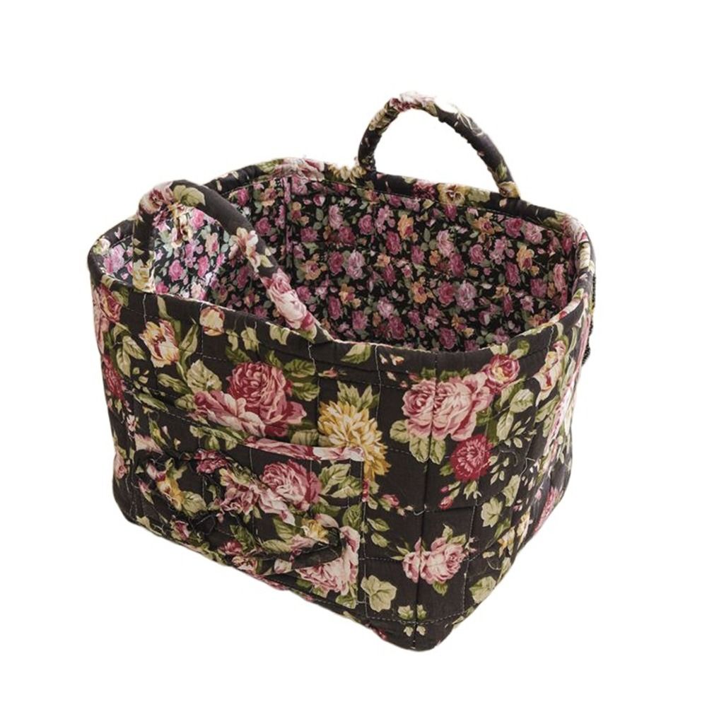 Mir de Rangement en Tissu de Style Pastoral, Cadre d'Organisation des Débris, Empilable et Lavable