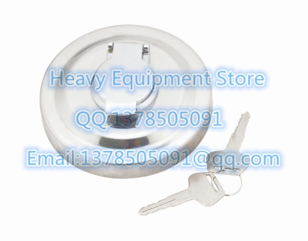 High Fuel Tank Cap with 2 Keys For Komatsu Excavator Wheel Loader PC200-6 PC360-7 WA380-5 WA400-5 WA450 20Y-14-1116