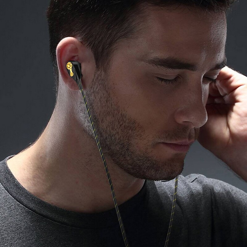 Rovtop Magnetische Bedraad Stereo in-ear Oordopjes Hoge Diepe Bass Dual Drive Headset Oordopjes Oortelefoon Voor Xiaomi Huawei Samsung Z2