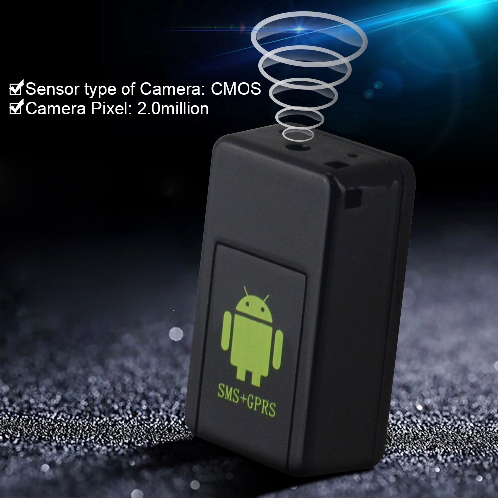 Mini rastreador portátil GSM/GPRS, localizador parlante de vídeo en red, GF-08, batería de iones de litio de 3,7 V y 400mAh, tiempo de espera largo, mini rastreador gsm