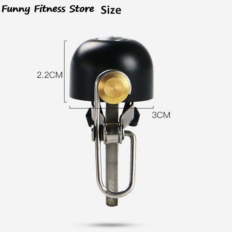 Classic Bicycle Bells Horns Copper Sound Alarm Cycling Handlebar Metal Ring Bike Accessories Safety Warning Alarm Outdoor Sport