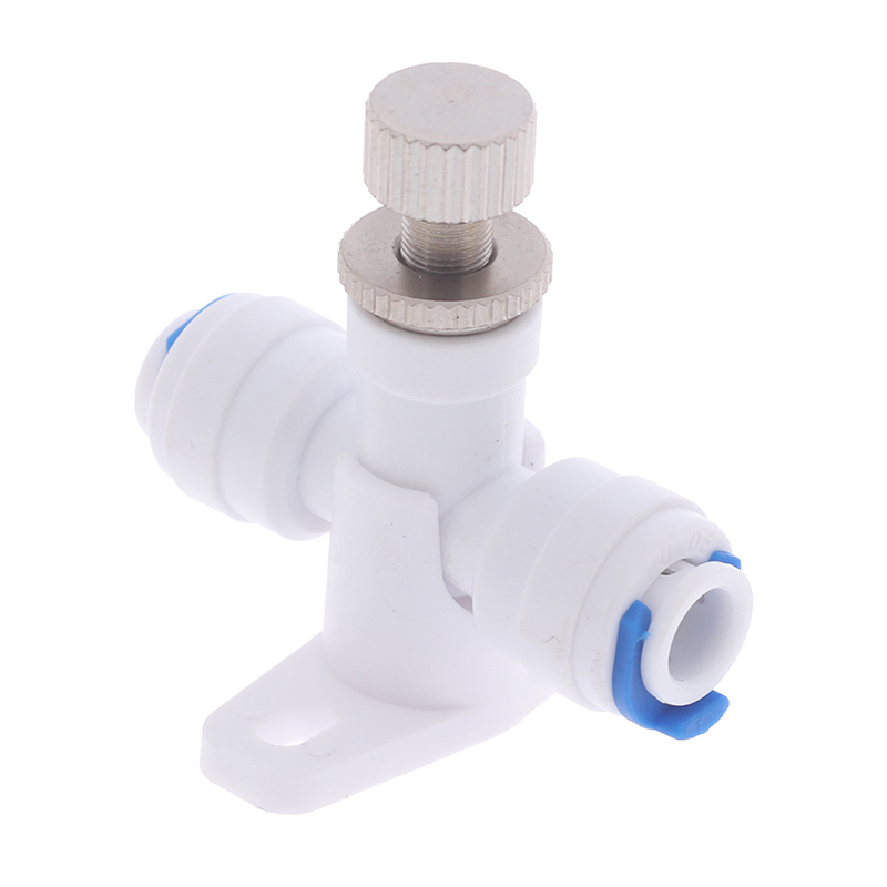 1/4" Hose RO Water Flow Adjust Valve Regulator Waterflow Control Valve Connector Fitting Water Speed Controller