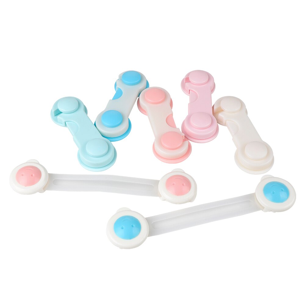 10Pcs Children's Cabinet Lock Baby Safety Protection Child Safety Latches Drawers Cupboards Childproof Product Plastic Latch