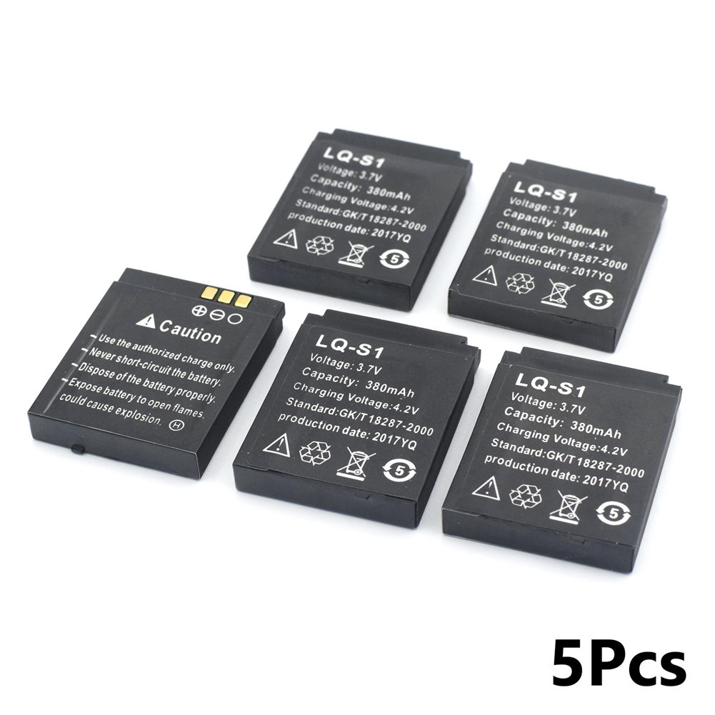 1-10Stck LQ-S1 380mAh SmartWatch Lithium-ionen-Polymer-akku Für DZ09 Clever Uhr Batterie Für QW09 W8 a1 V8 X6 SmartWatch: 5 Pics
