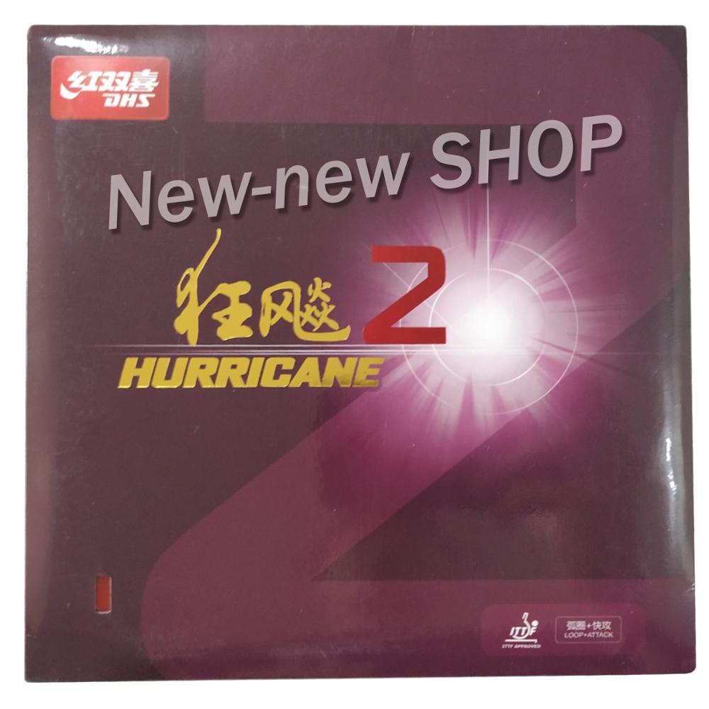 Dhs hurricane 2 hurricane 2 hurricane -2 pips-in bordtennis pingponggummi med svamp