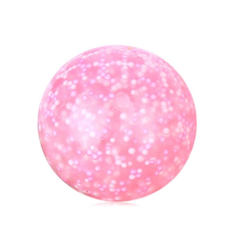 Spongy rainbow ball leksak svampig pärla stressboll leksak pressbar stress squishy leksak stressavlastning boll anti-stress leksaker