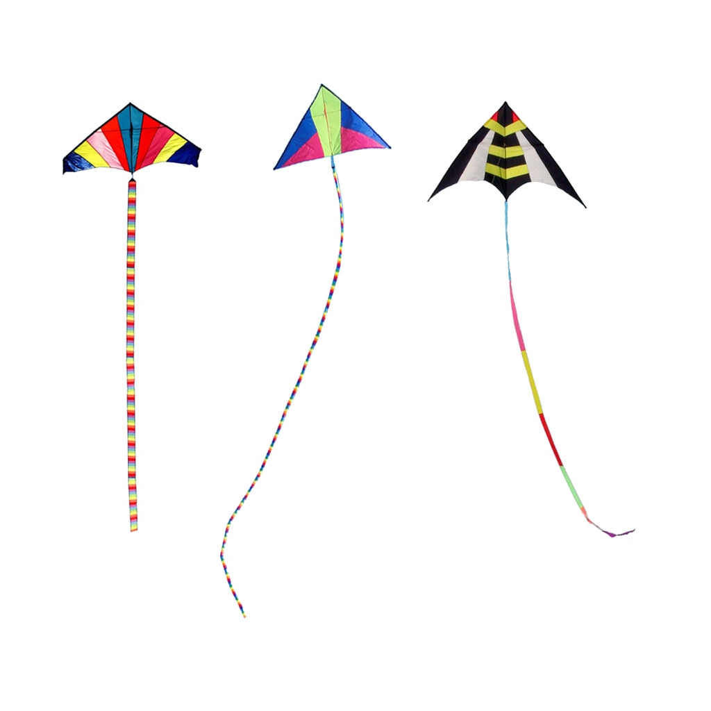 Leuke 10m/33ft vlieger accessoires lange staart buis/vliegtuig regenboog nylon vliegerstaart enkele lijn delta vliegers accessoires buitenspeelgoed voor kinderen