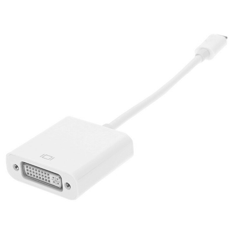 -USB3.1 Type-C To DVI HD Conversion Cable 1080P Portable Extended Power Adapter Cable Connector Converter