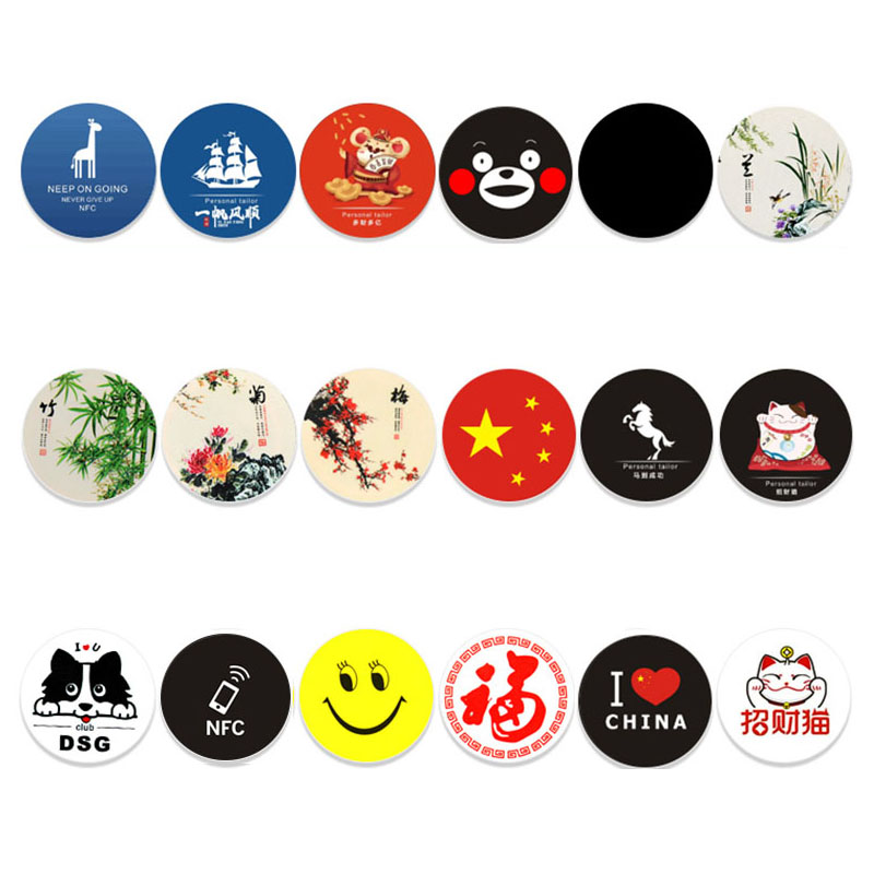 1 st. cuid android-app mct modifiera uid utbytbar nfc 1k s50 taggar 13.56 mhz omskrivningsbart kortklistermärke nyckelbricka block 0 skrivbar 14443a