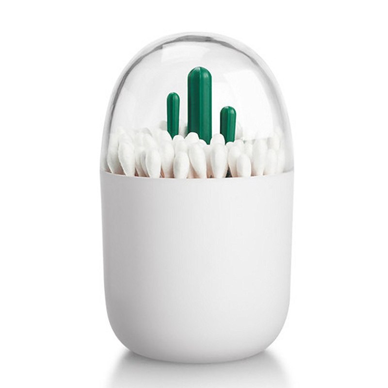Bomuldspindelholder, små q-tip tandstikkere opbevaringsholder