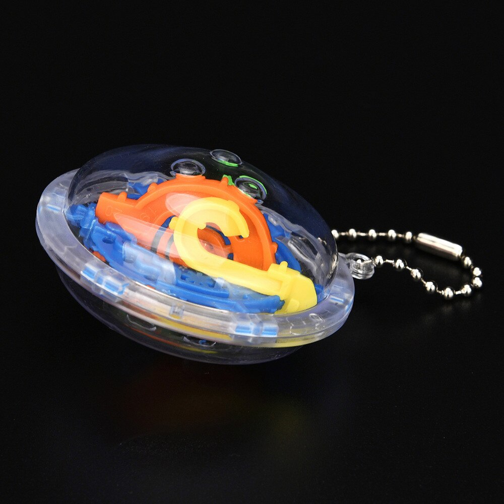 Mini Ball Maze Intellect 3d Puzzle Toy Balance Barrier Magic Labyrinth Spherical toys for children