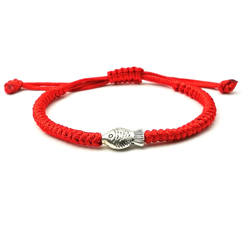 Minimalist Handmade Red Thread Bracelet Women Lucky Braided Rope Bracelet Femme Hand Chain 7 Knot Jewelry: 20