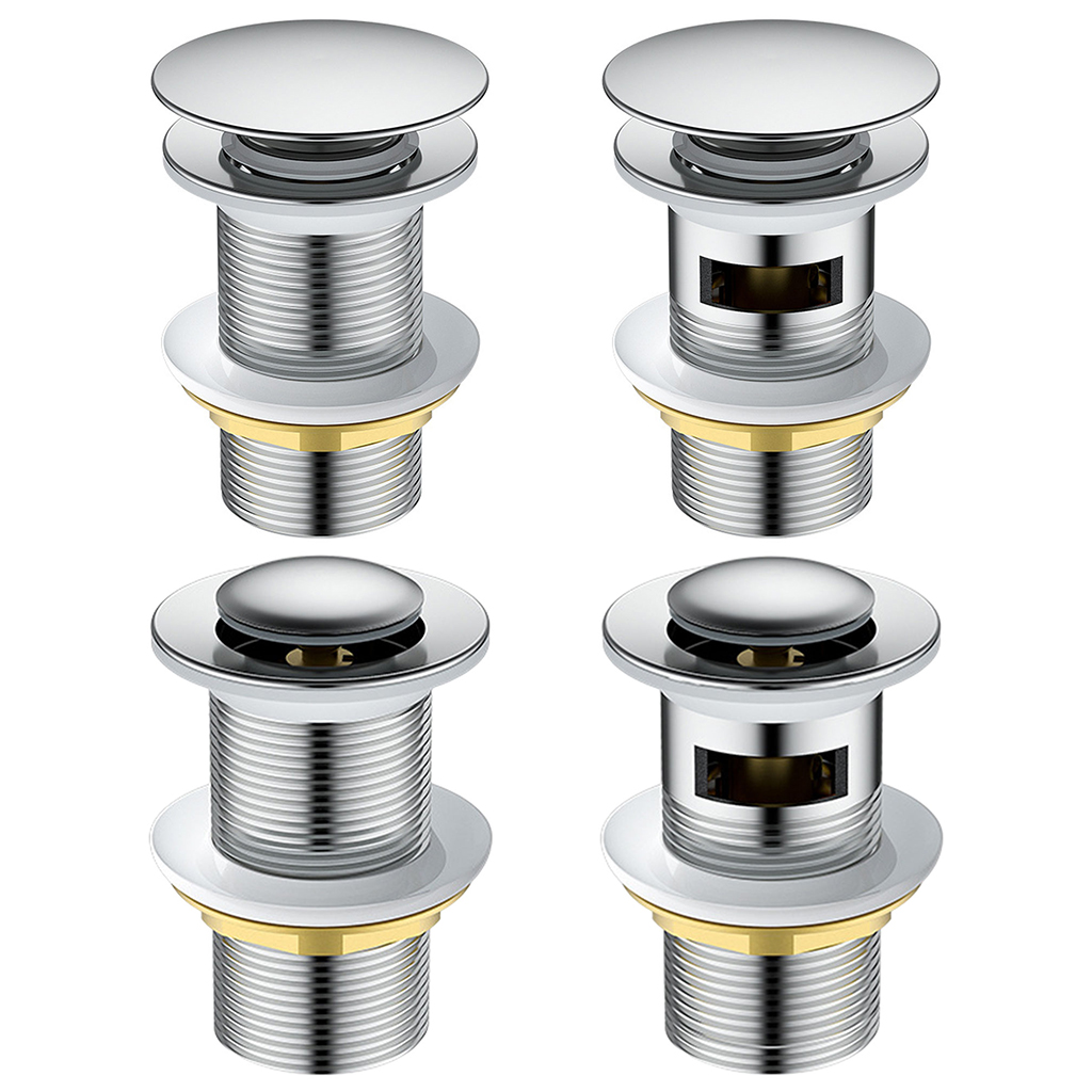 Sink Drain Stopper Bathroom Drain Stainless Steel Anti-Clogging