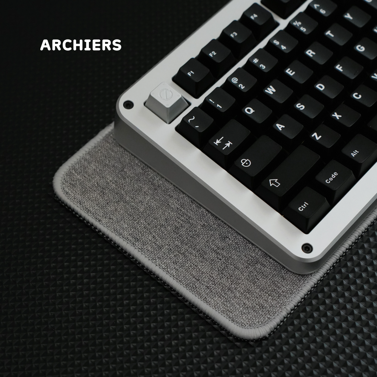 Tapis de clavier HIFI en lin, polymère de bureau, personnalisé, mécanique, effet sonore optimisé, compatible avec 60%, 65%, 75%, 98%: XXS / MARRON