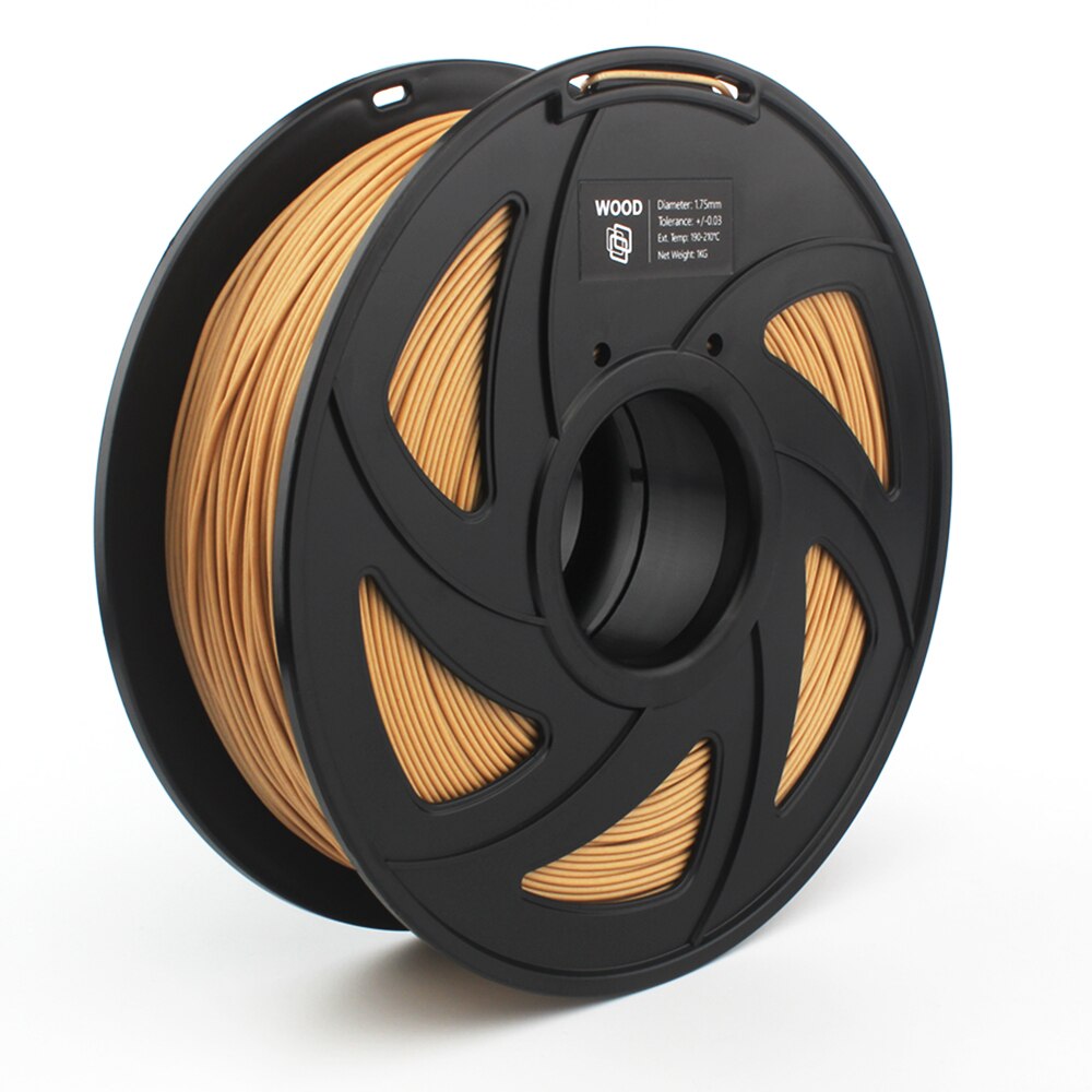 CREOZONE Wood Filament 3D Printer Supplies 1kg Filament Spool 3D Printer Wood 1.75 Dimensional Accuracy +/- 0.03mm