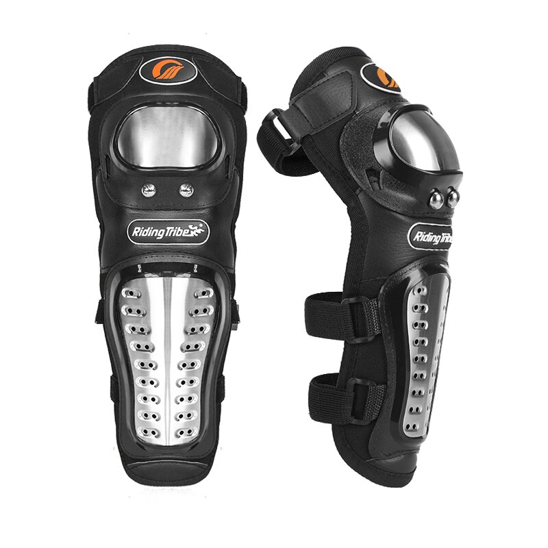 Motorcycle Stainless steel Knee pads Armor Adult Motorbikes Leg Armor Pata Moto Body Armor Gear moto equipment for men
