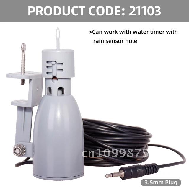 Sensor de chuva para jardim, interrupta automaticamente o sistema de rega, contato com temporizador de rega, sensor de umidade para irrigação de jardim: Grey