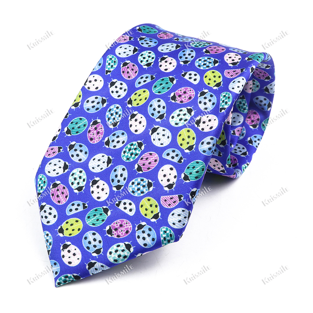 Nouveauté impression créative Imitation soie cravate décontracté hommes cravate dessin animé Animal mathématiques formule concepteur cravate de mariage cravate