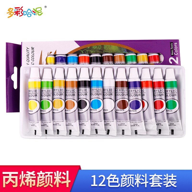 Acryl Verf Model Geschilderd Epoxy Goudvis Schilderij Studenten Schilderen Kleur Materiaal 12ml12 Kleur Diy Handgeschilderde Muurschildering