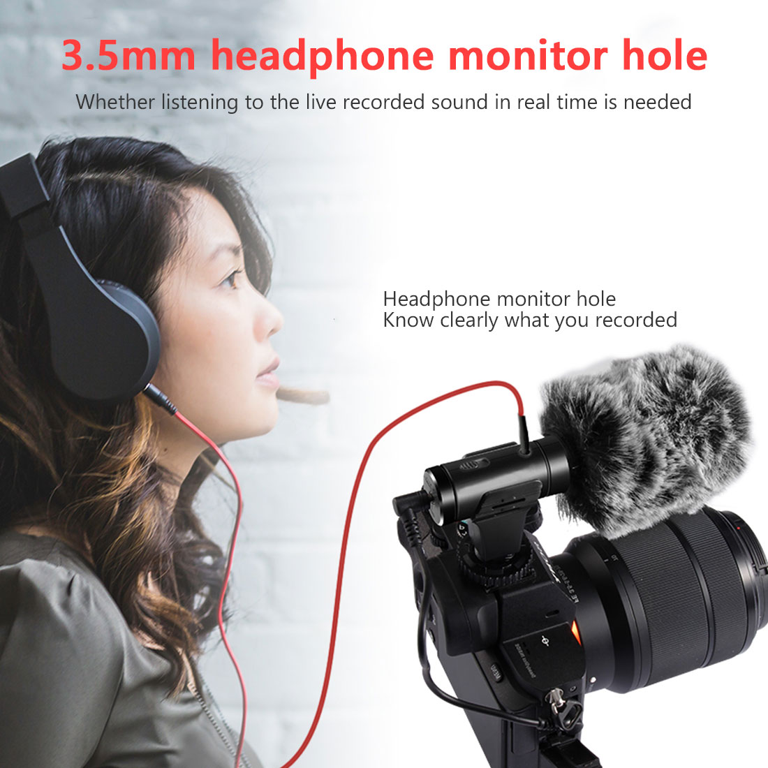 3.5mm Stereo Camera Microphone VLOG Photography Interview Digital Video Recording Microphone For phone Camera VLOG