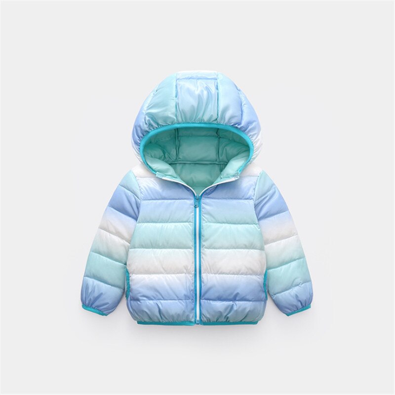 filles bébé vêtements garçons automne et hiver enfants doudoune garçons et filles arc-en-ciel doudoune veste