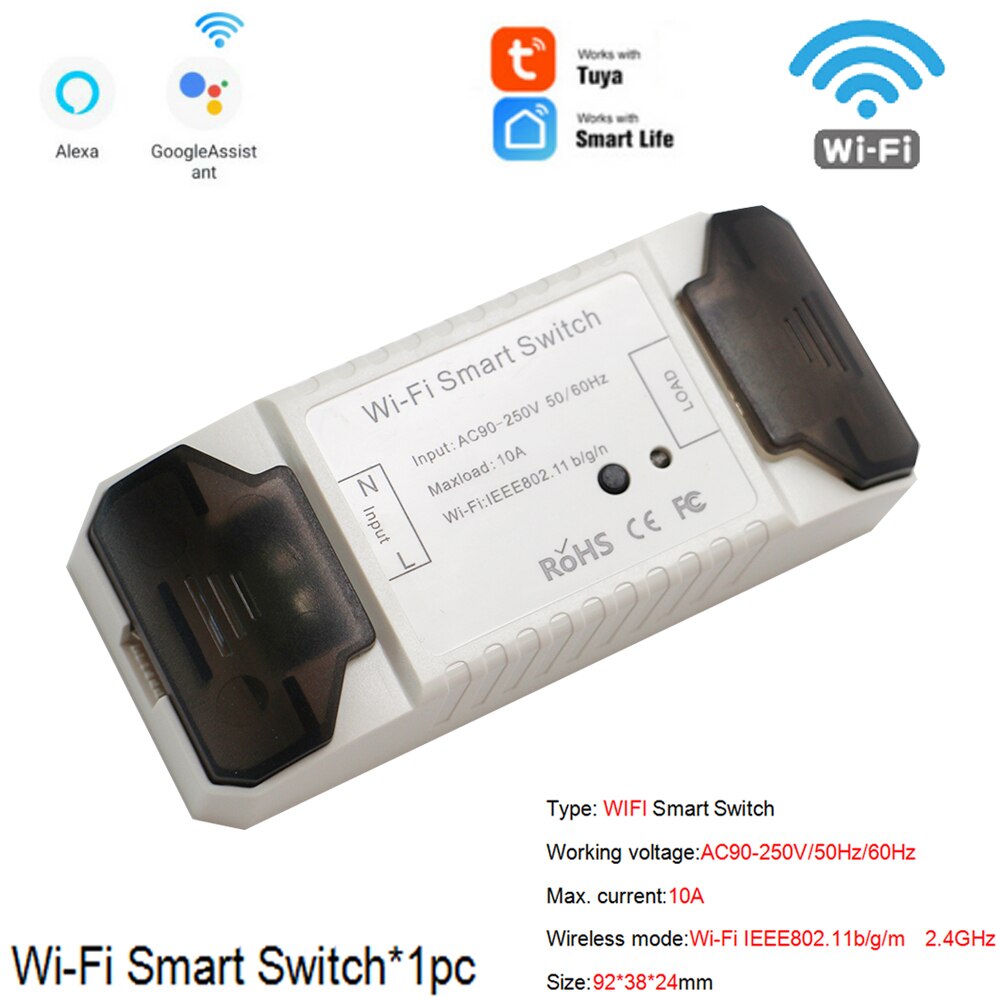Diy Wifi Schakelaar Wi-fi/Rf Smart Home Draadloze Afstandsbediening Wifi Schakelaar Automatisering Module Timer Smart Breaker
