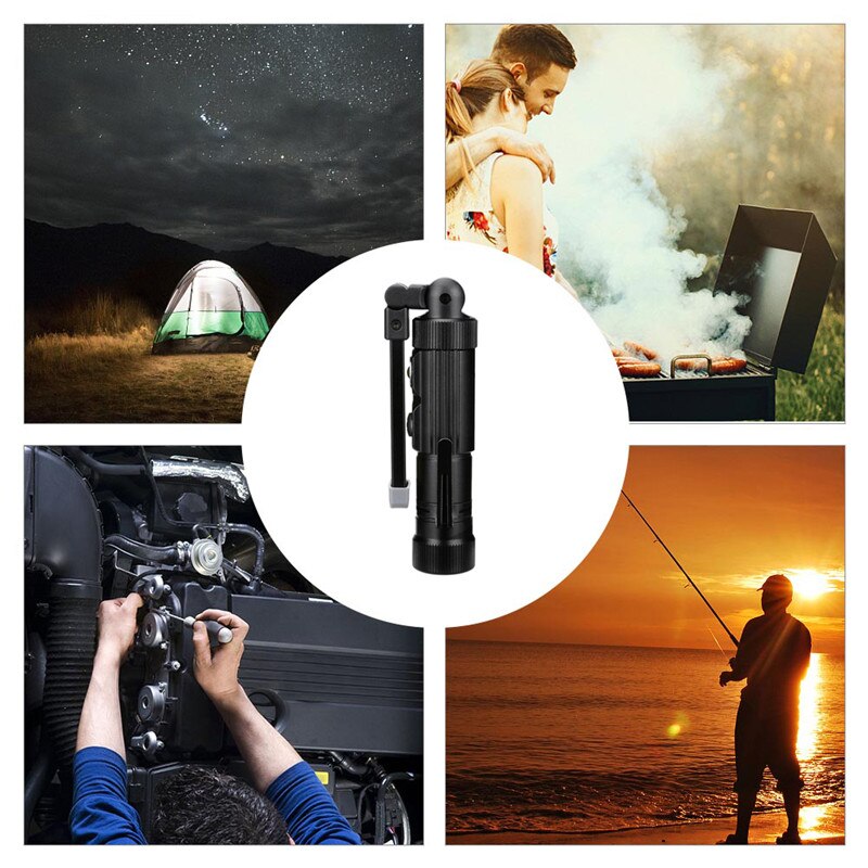 SANYI 5 Modes lanterne Portable intégré 123 batterie COB lampe de poche LED USB Rechargeable lampe de Camping d'urgence Linternas