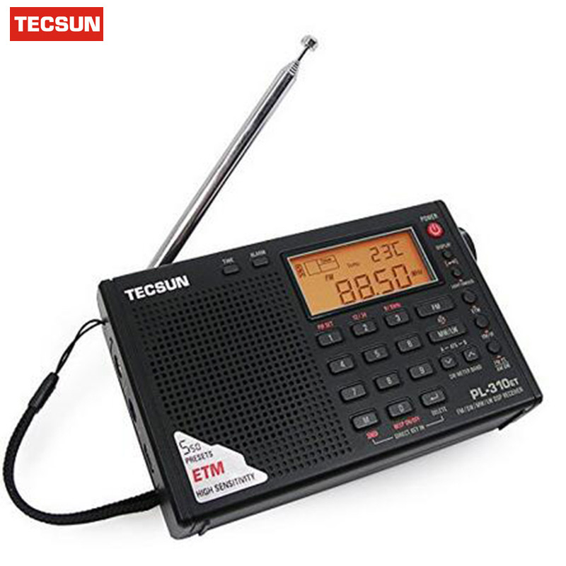 TECSUN PL-310ET FM AM MW SW LW DSP Ontvanger WERELDONTVANGER Kortegolf RADIO Digitale Demodulatie Stereo Radio Receiver