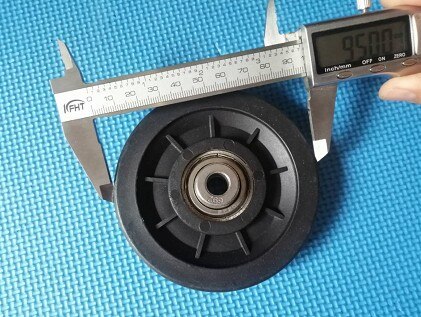 Cable pulley,3.5" Diameter with 3/8" hole Cable puley,4.5" Diametere Double Crutch for Pulleys Repair parts: Green