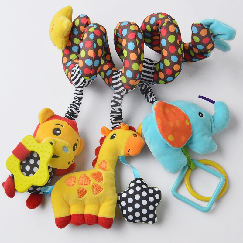 Grzechotka zabawki dla niemowląt słoń zabawki dla dzieci 0-12 miesięcy noworodek robić łóżeczka wózka zabawki edukacyjne zabawki mobilne Bebek Oyuncak: słoń