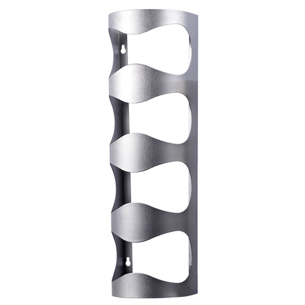 4 butelki schowek na ścianę Organizer stojak ze stali nierdzewnej półka ekspozycyjna wiszący typ zawieszenie stojak na wino butelka wina z winogron