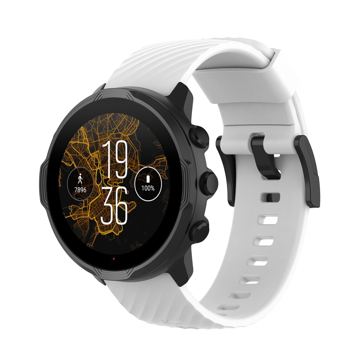 24Mm Sport Siliconen Band Voor Suunto 9/9 Baro Polsband Voor Suunto 7/D5 Horloge Band Watchand Armband Vervangen accessoires