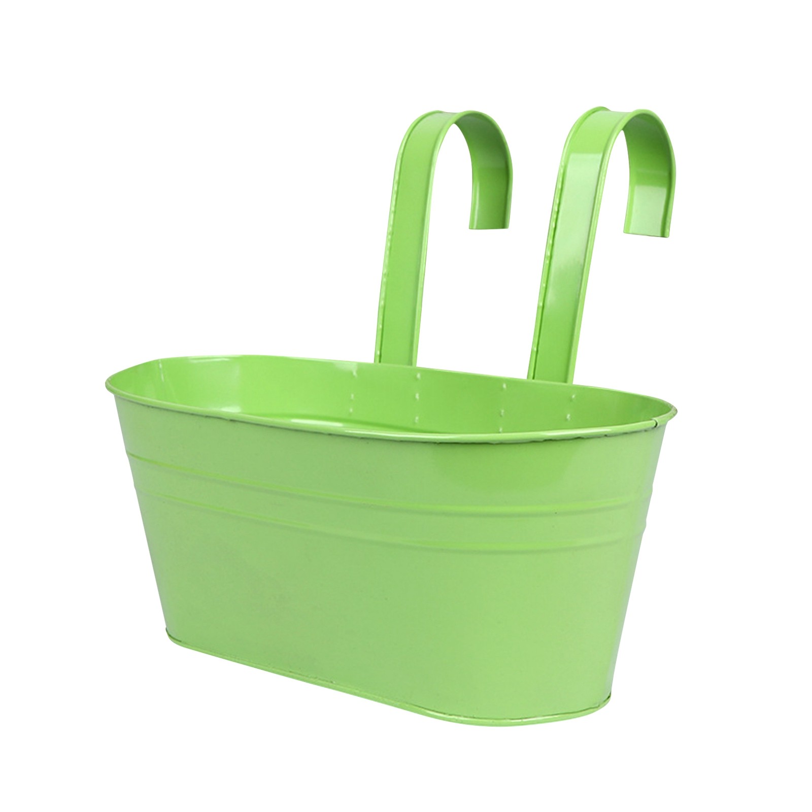 Buitenplanten Plantenbak Zwart Metaal Ijzer Hangende Bloempotten Dekken Leuningen Hek Emmers Moderne Boho Stijl Wandmontage Raamdoos