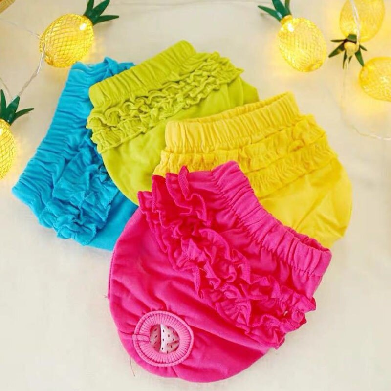 Haustier Hund Physiologischen Hosen Candy Farben Katze Waschbar Sicherheit Höschen Anti-mobbing Menstruation Windel Shorts Sanitär Briefs