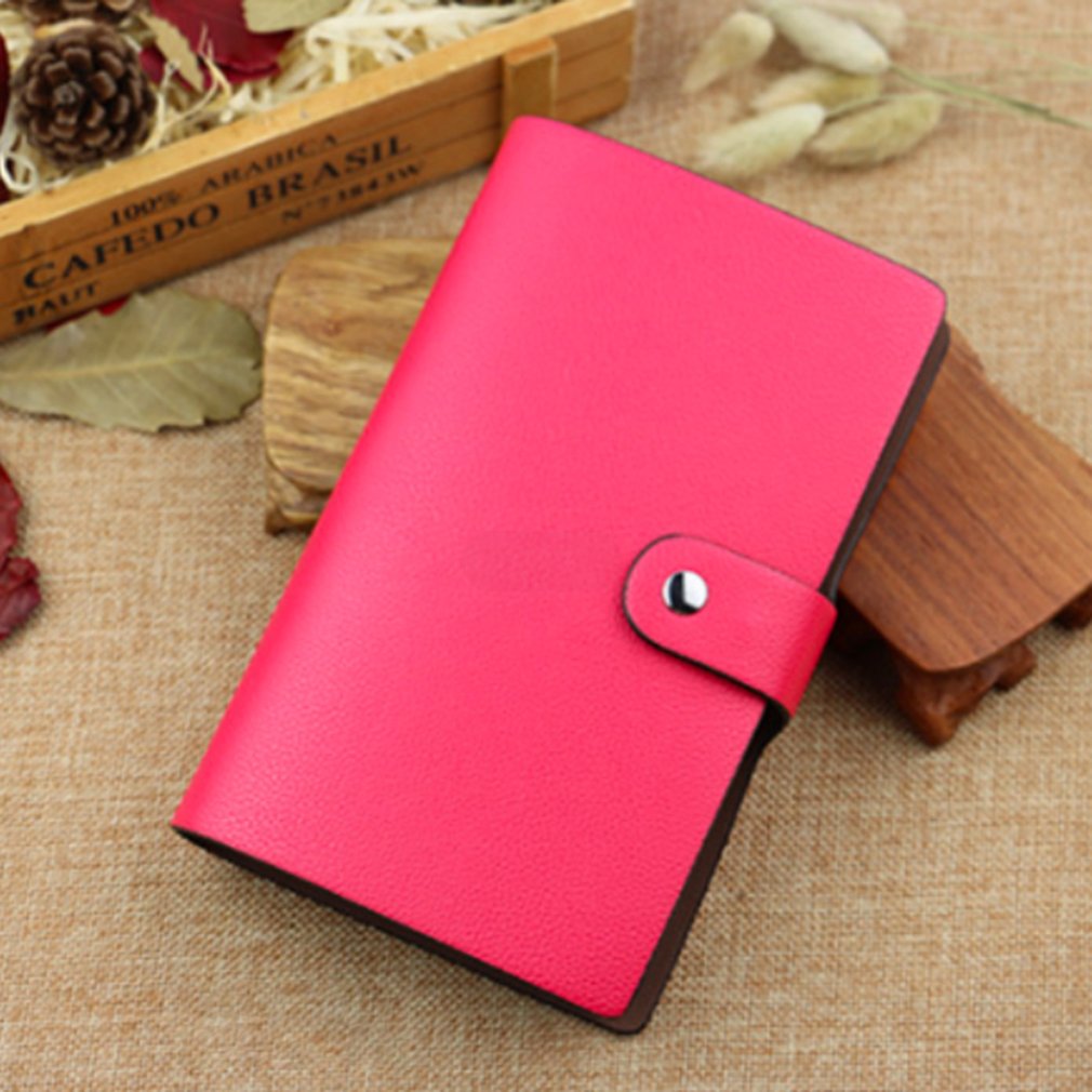 Bank card card package certificate package home simple men's card package 96 card slot multi-purpose bank card bag