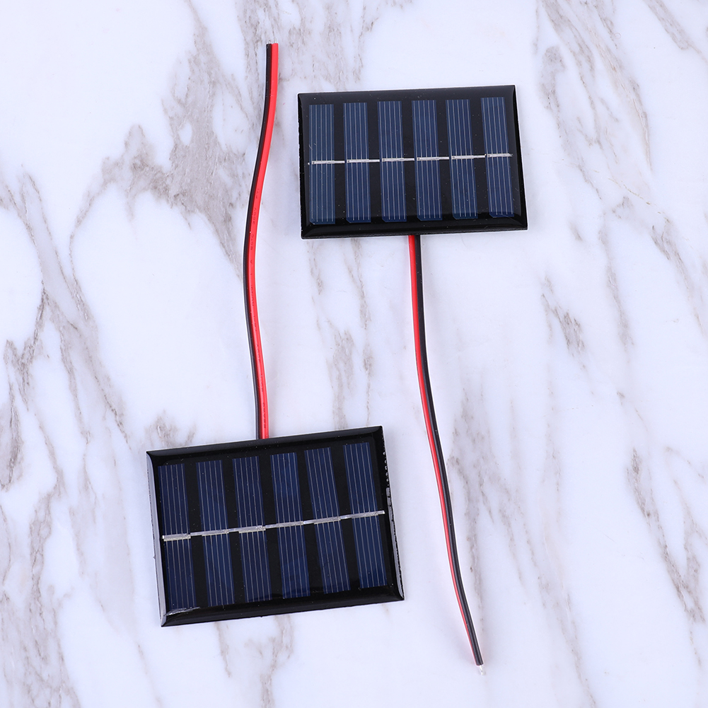 1w 3v 100ma diy ładowarka solarna power bank z kablem do ładowania 2-3v akumulatorów 1-10 szt. panel ładowarki solarnej do lampy wentylatora