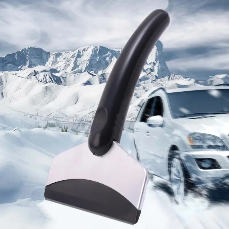 Auto Sneeuwscheppen Voorruit Roestvrij Staal Ijskrabber Hosuhold Keukenreiniger Zuigmond Mes Auto Sneeuw Schoonmaken Gereedschap