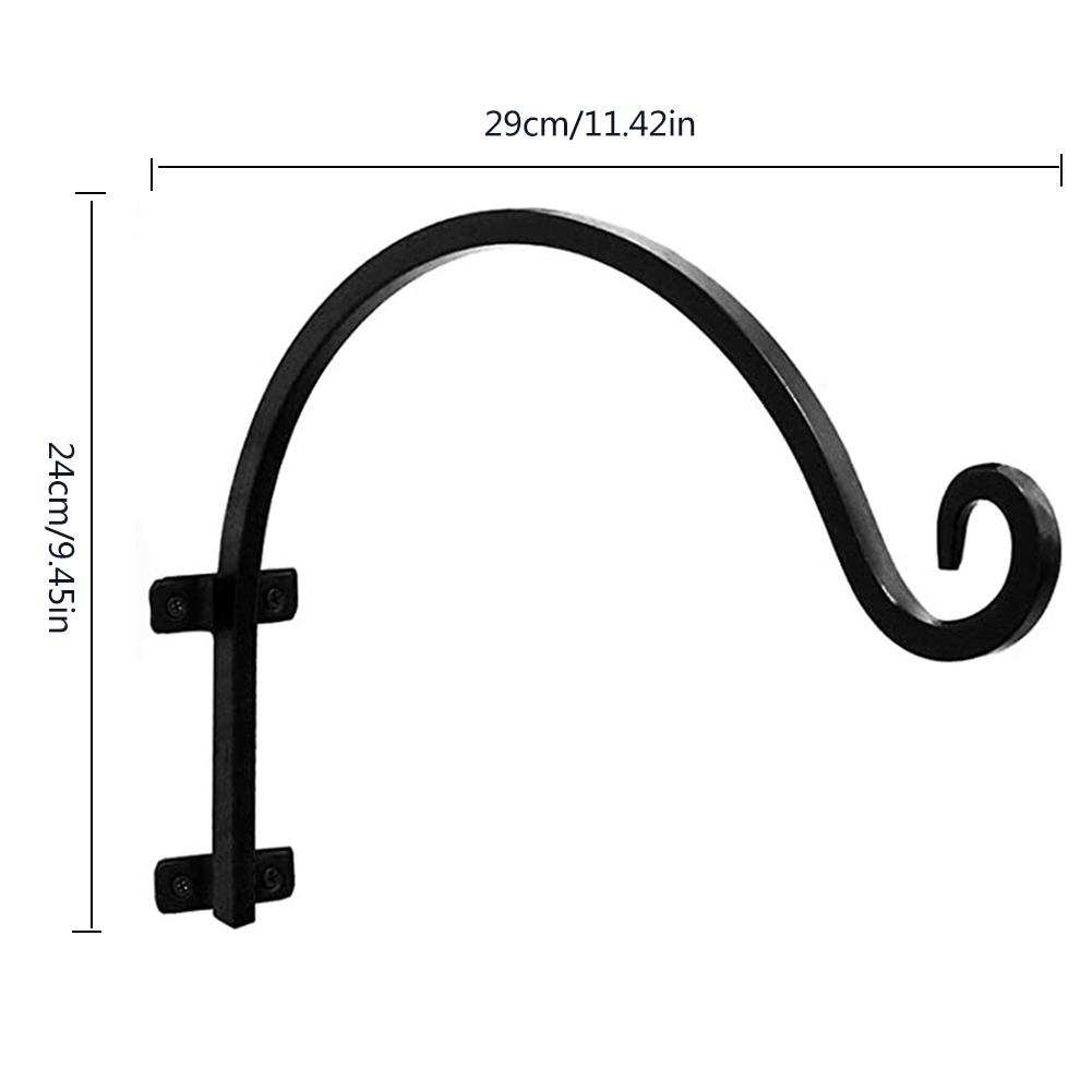 Comederos para pájaros, gancho de pared perchero, soporte para colgar plantas, comederos para pájaros al aire libre, soporte para cesta colgante, decoración del hogar