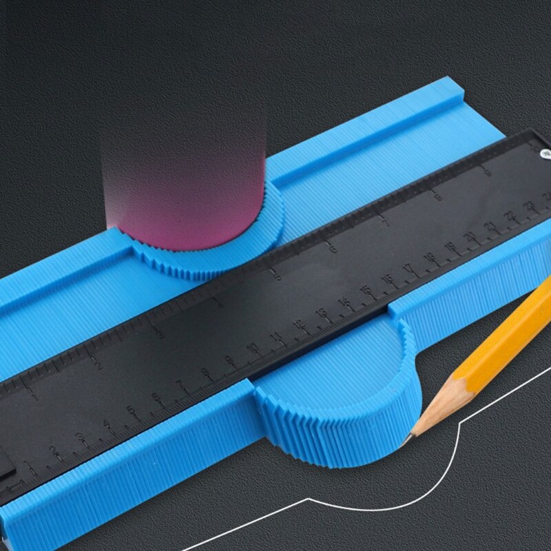 Profile Gauge Shape Template Plastic Contour Copy Duplicator Edge Shaping Ruler