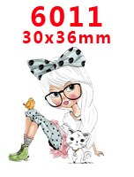 Pysseltillbehör seriefigur platt rygg plana hartser 30 stycken. pr -5997-6017: Pr -6011