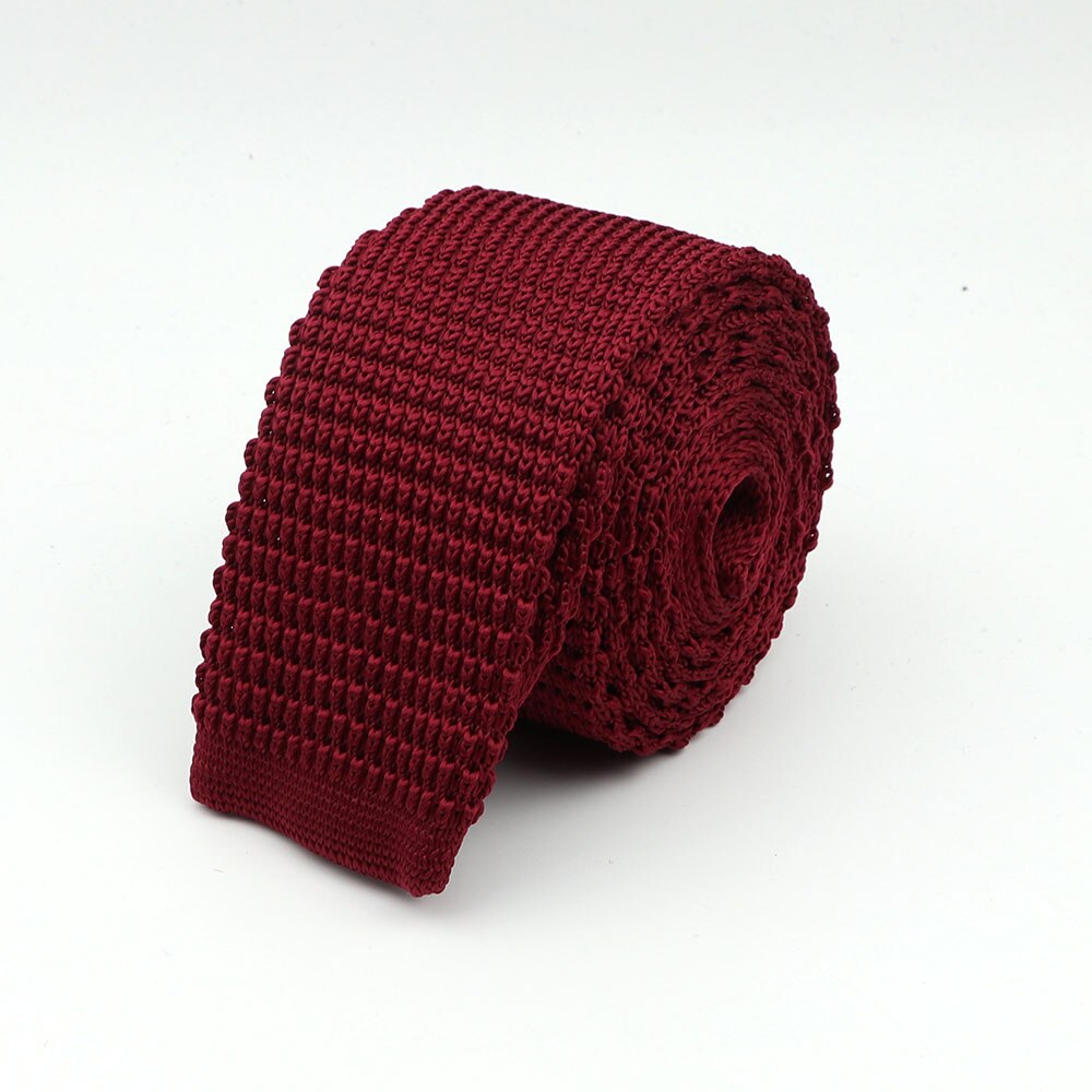 Corbata de punto para hombre, corbatas finas de tejido liso y colorido, estilo clásico, a la , para ocio