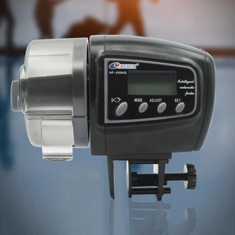 Automatic Fish Food Feeder Timer for Fish Tank Pond Feeding Dispenser K4UA