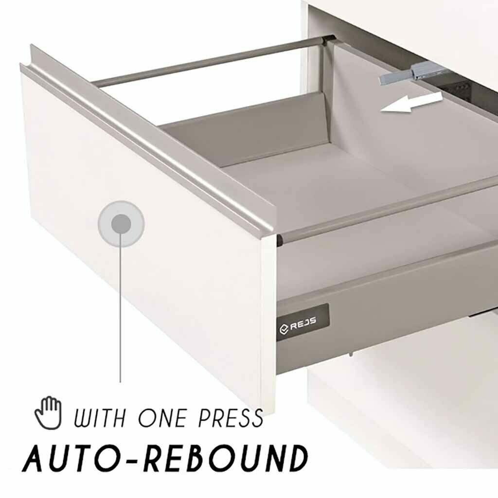 Free-handle Magnatic Cabinet Opener Furniture Cabinet Door Adapter Device Stainless Steel Shell Hardware Hinge