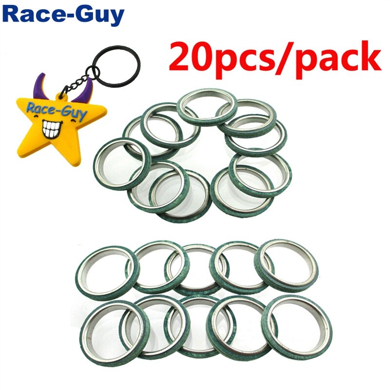 Exhaust Muffler Pipe Gasket For GY6 125cc 150cc Moped Scooter Taotao JCL Qingqi Peach Jonway Redcat Kazuma Roketa Sunl: 20 Pieces