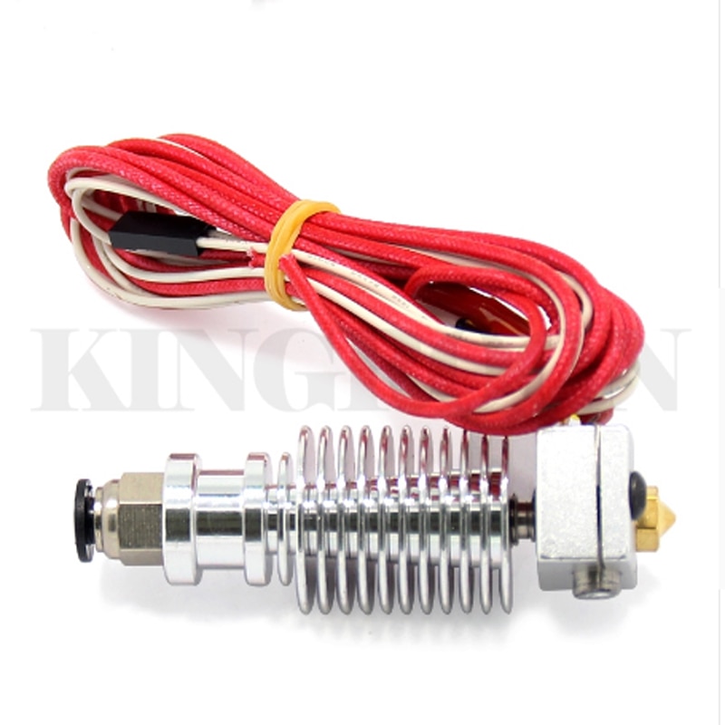 V5 V6 J-head Extruder Hotend Remote Direct Short 3D Printers Parts End Aluminum For 1.75mm 3.0mm Filament 12V40W Kit 0.4mm